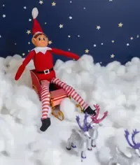 Rampenissen har tatt over julenissens slede!